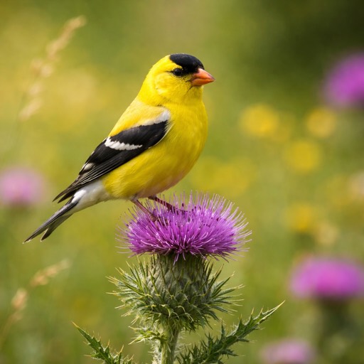 American Goldfinch M Breeding