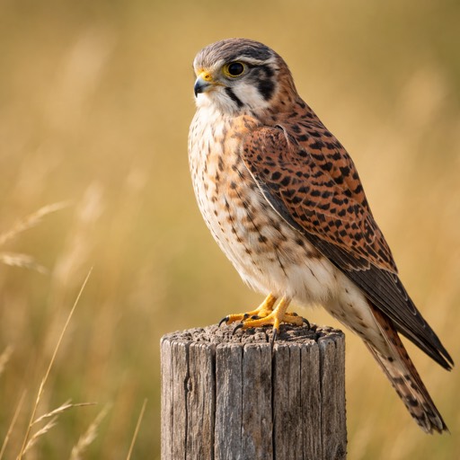 American Kestrel F Perch
