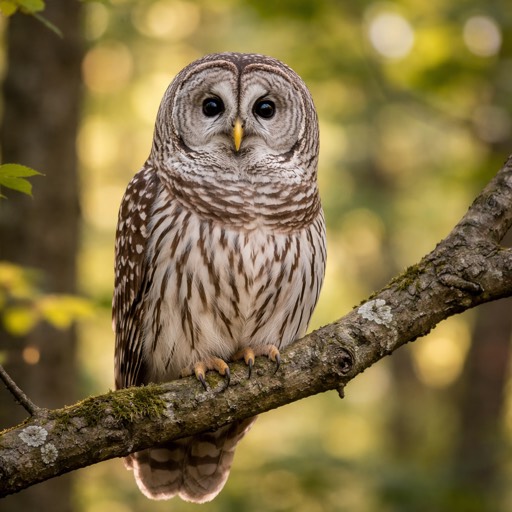 Barred Owl M Perch