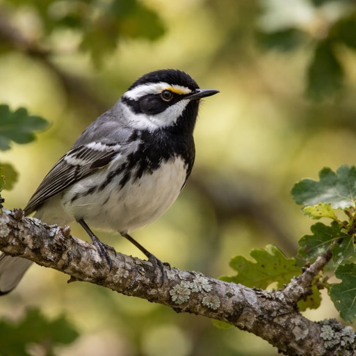 Black-throated Gray Warbler M