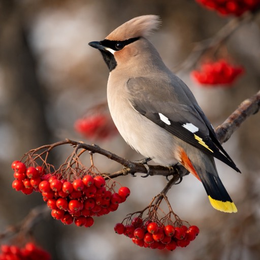 Bohemian Waxwing M