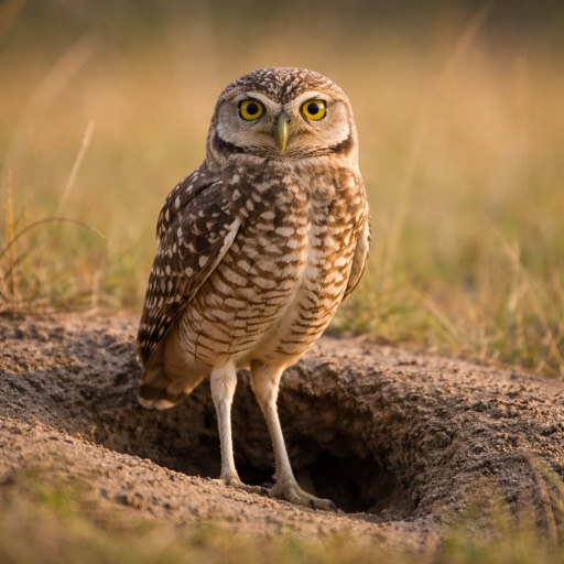 Burrowing Owl M Perch
