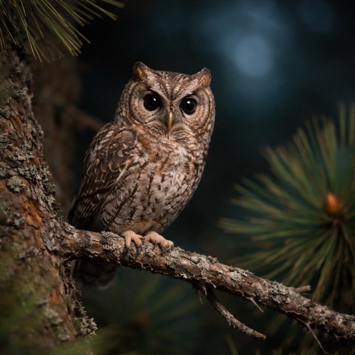 Flammulated Owl M Perch
