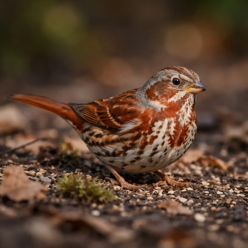 Fox Sparrow Red