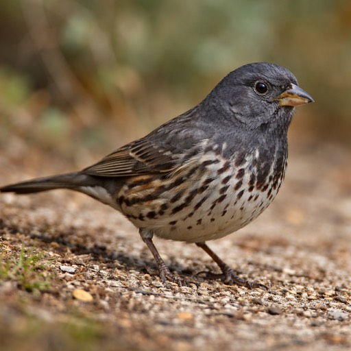 Fox Sparrow Slate Colored