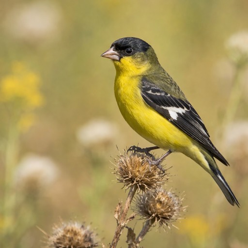 Lesser Goldfinch M Green Backed