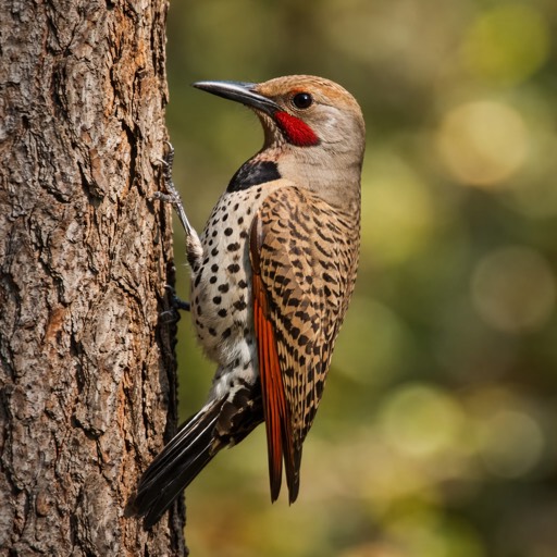 Northern Flicker Red Shafted M