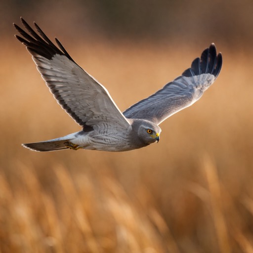 Northern Harrier M Flight