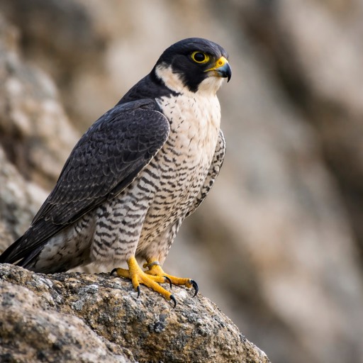 Peregrine Falcon M Perch