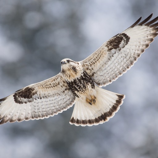 Rough-legged Hawk Light Flight