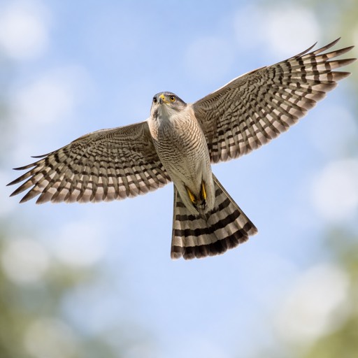 Sharp-shinned Hawk M Flight
