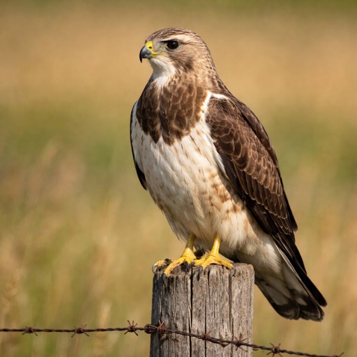 Swainson's Hawk Light Perch